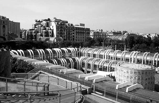 Paris photos in black and white - Les Halles