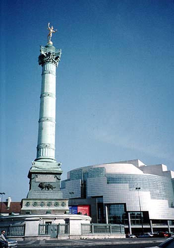 Paris photos - Place de la Bastille - Opra