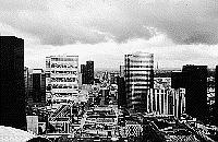 Paris black and white photos - La Dfense - Buildings